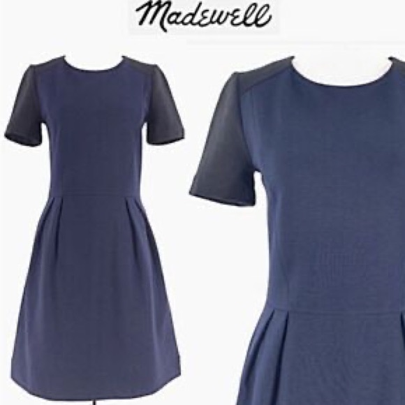 Madewell Dresses & Skirts - MADEWELL galleria ponte colorblock dress 8